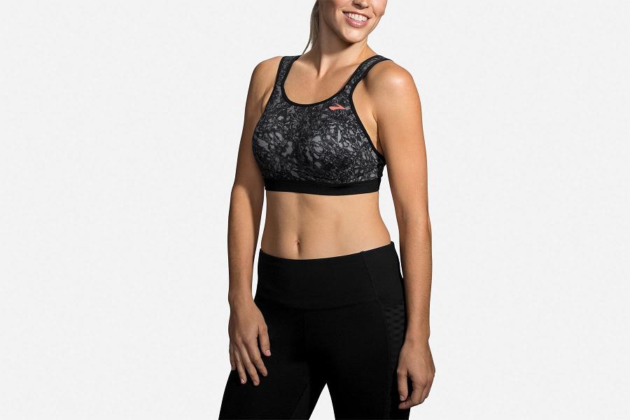 Brooks Maia Women Apparel & Sports Bra Black UBW467081